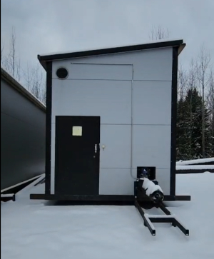 Siirrettävä hakelämpökeskus 1 MW